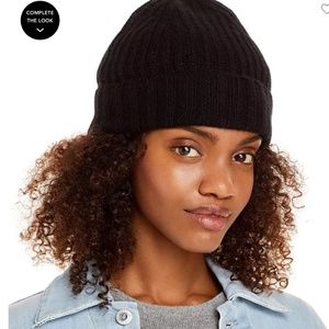 C by Bloomingdale's Cashmere Ribbed Knit Cuff Cashmere Hat - 100% Exclusive